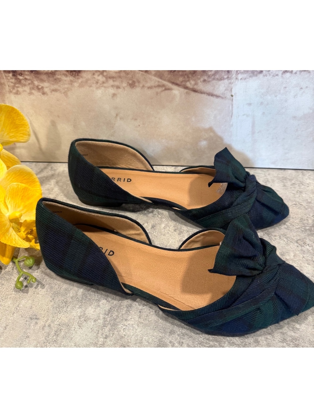 Torrid Pointed-Toe Flats, Women’s Size 8.5WW (Wide Width),